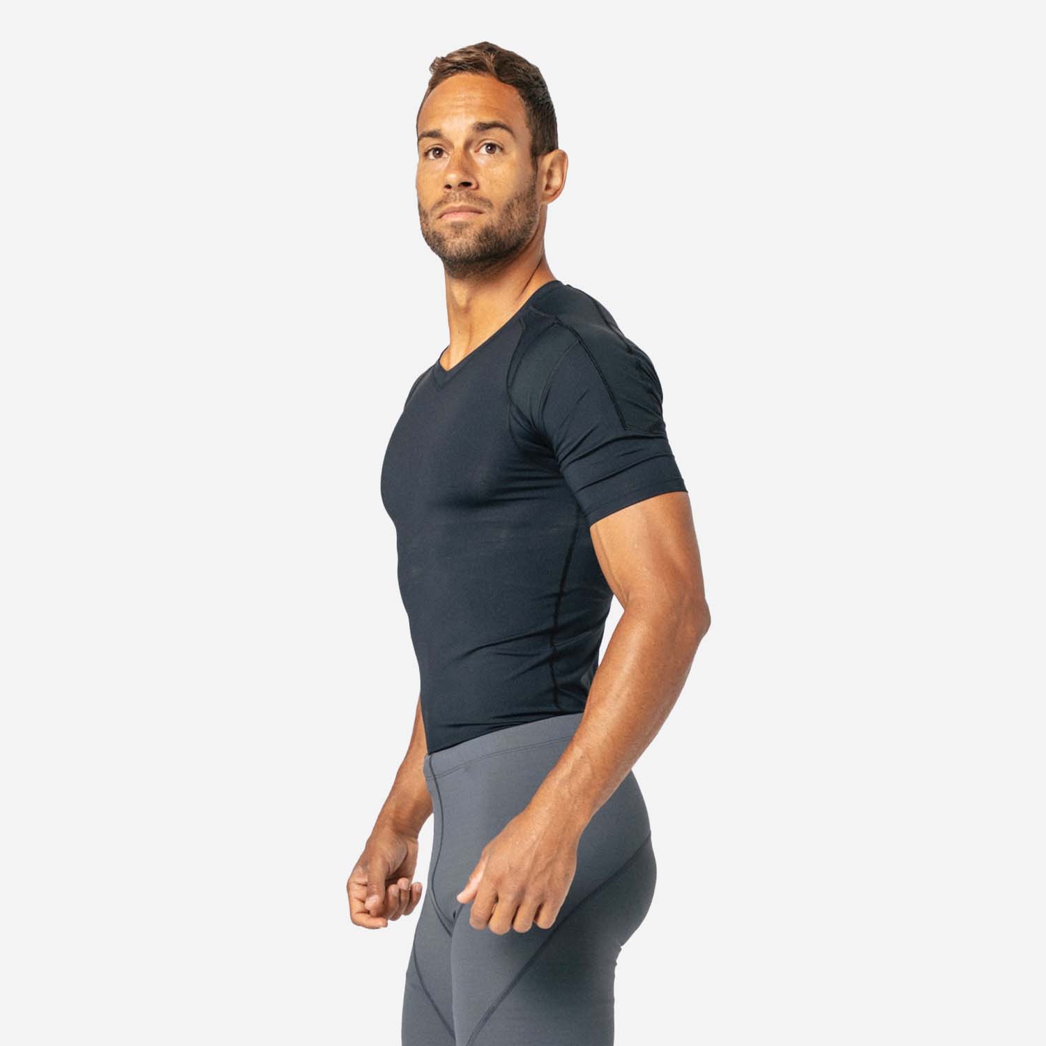 Men's Compression Short Sleeve Shirt –