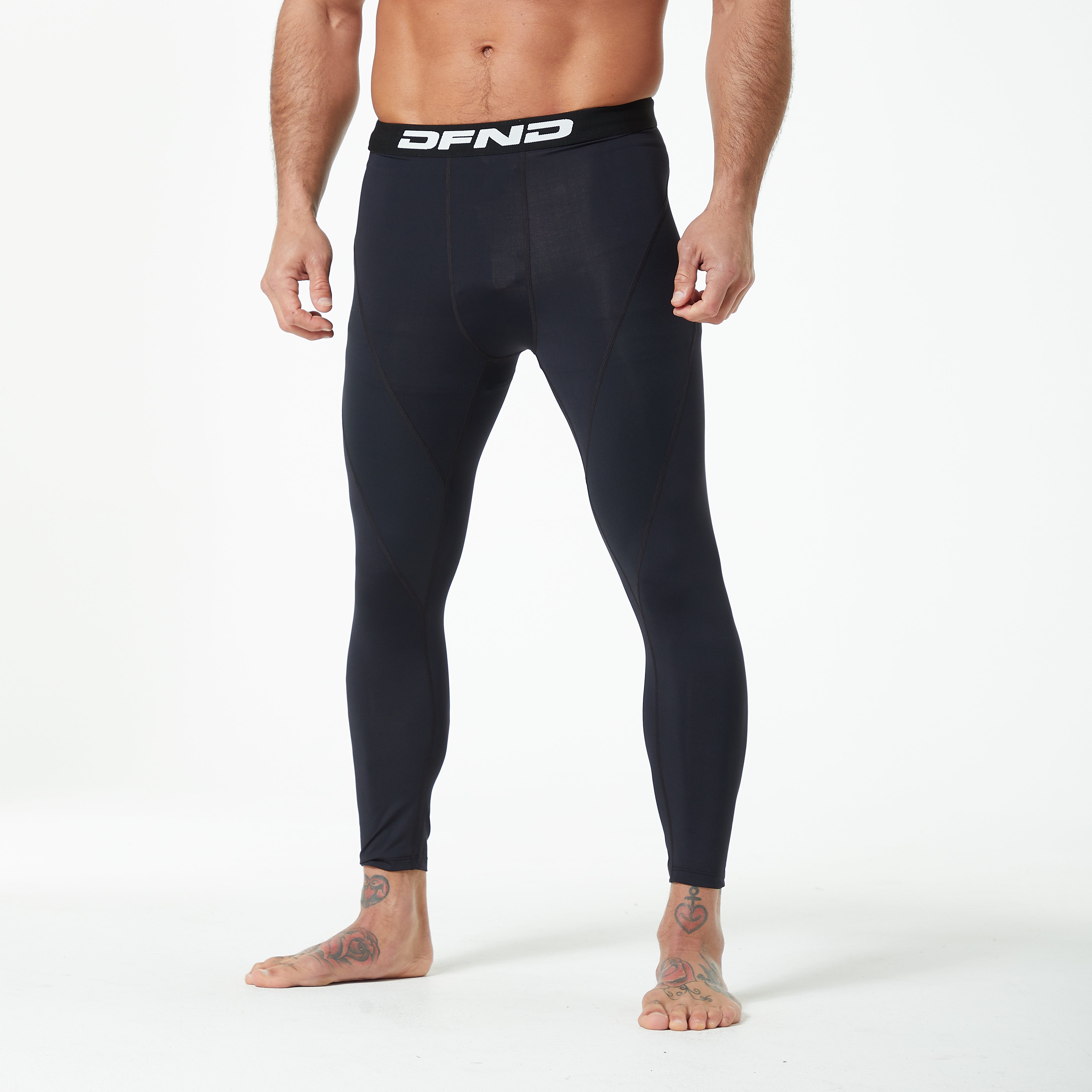 DFND Men s Infrared Compression Tights Black LT