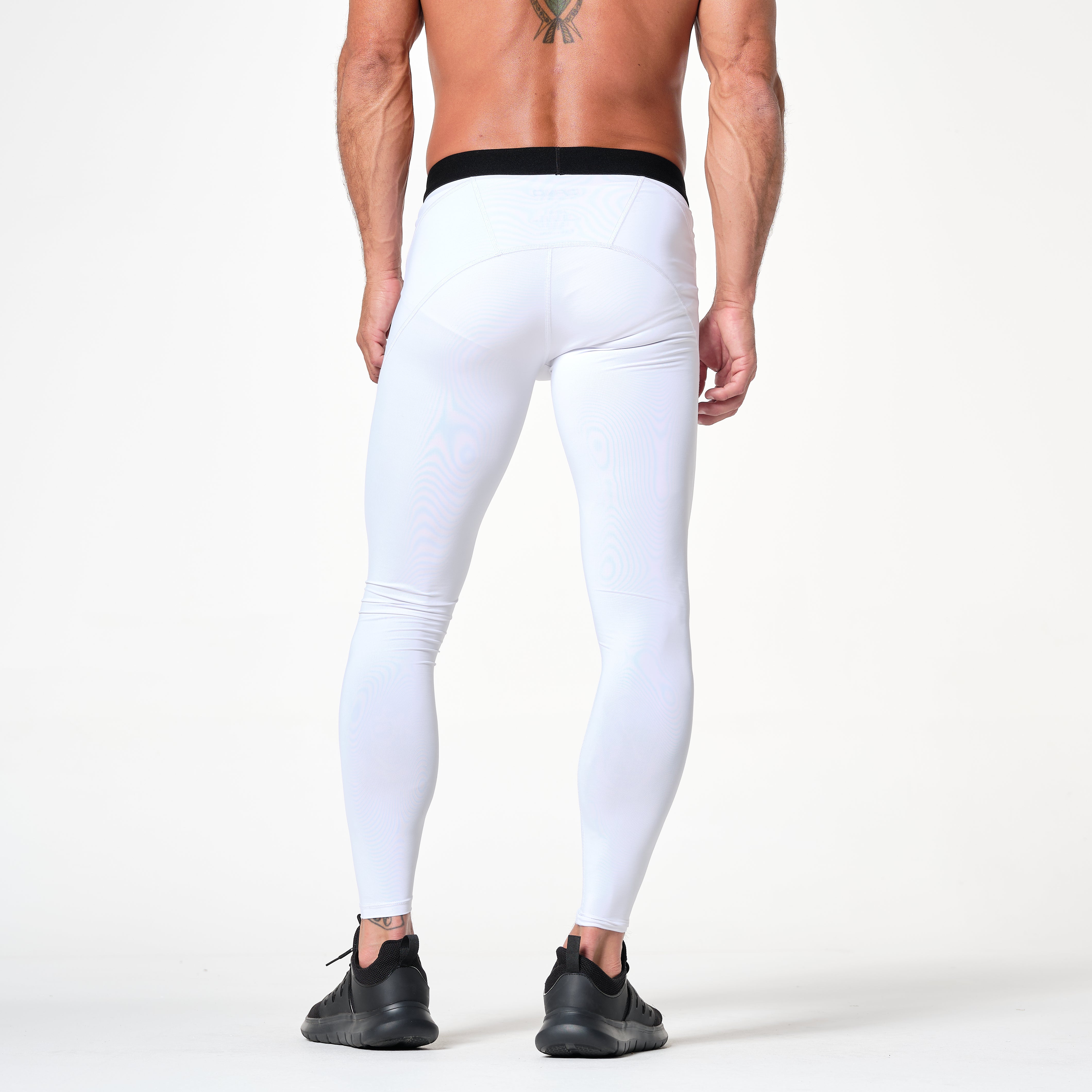 Mens white shop running tights