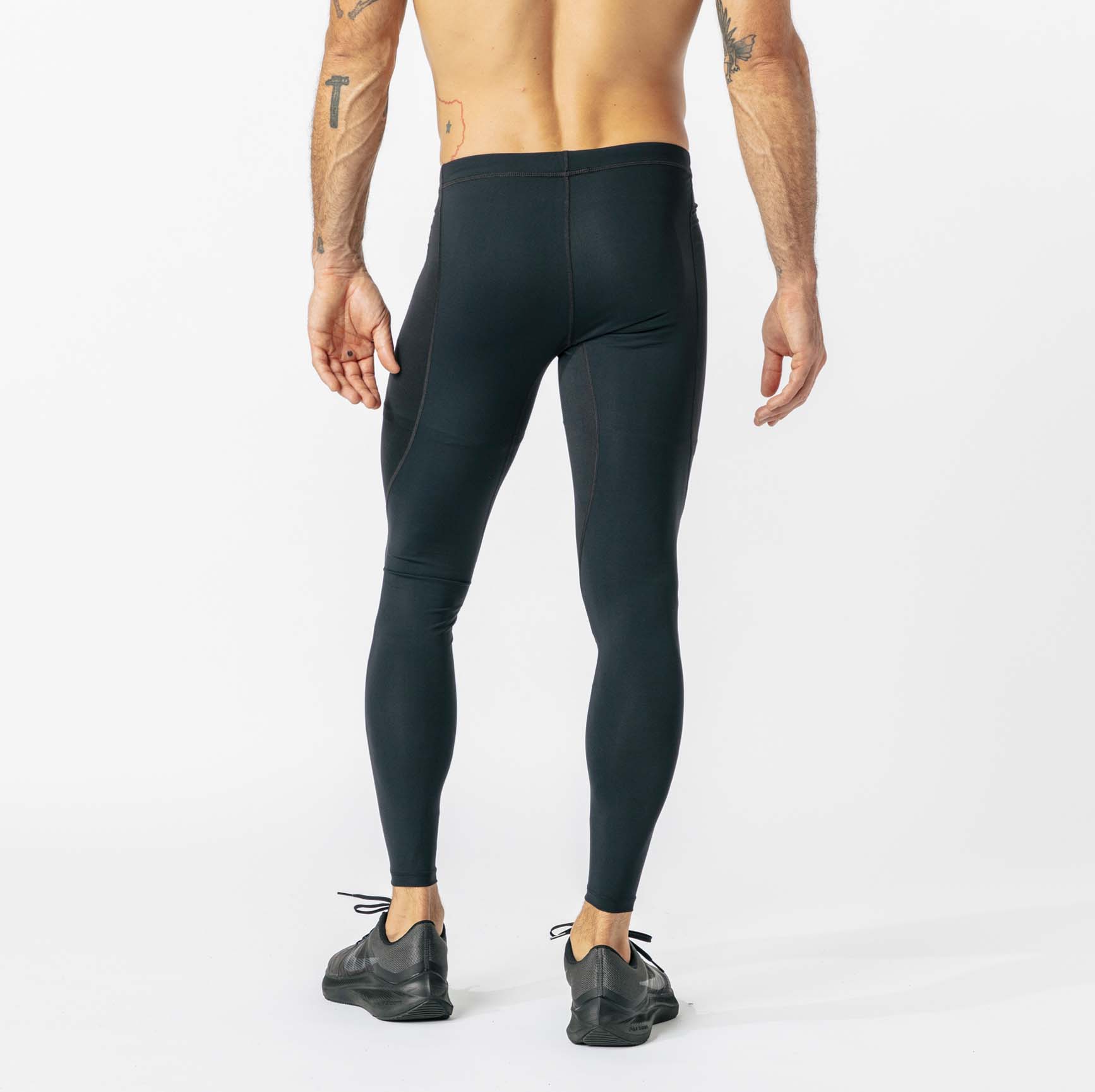 Long Johns Long Underwear Compression Pants Leggings Tights Pockets Sports  Pants,black,xl