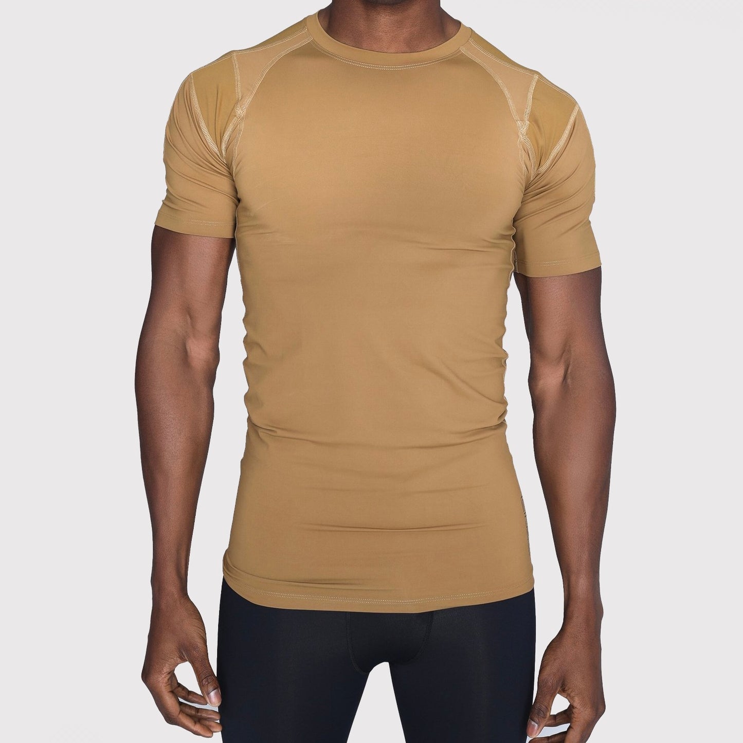 Zensah Bold Compression Short Sleeve Shirt T-Shirt - Anti-odor, Moisture Wicking, Eliminate Skin Irritation, Black, Extra Large