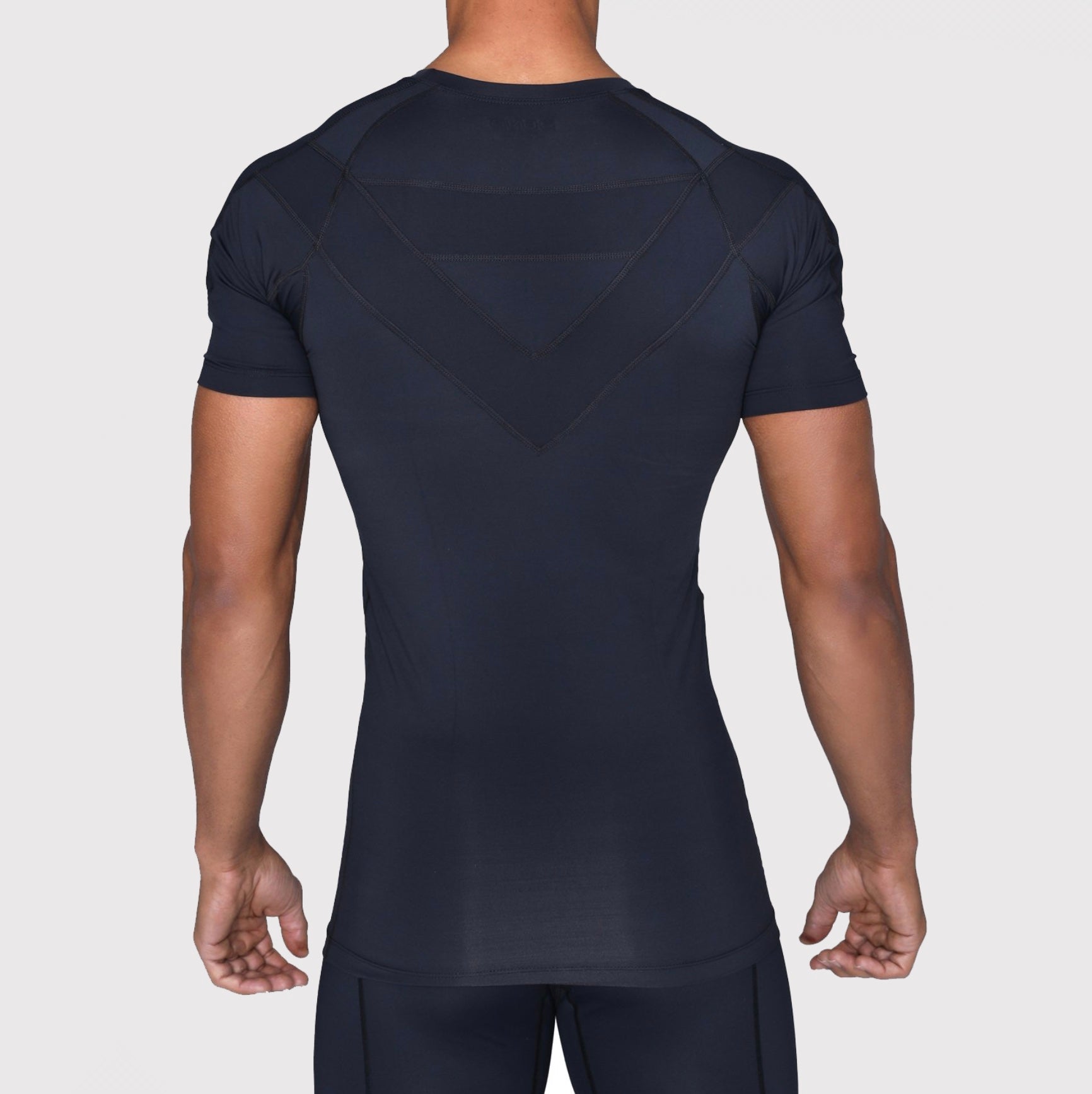 DFND Men's Compression Short Sleeve Shirt Black / S