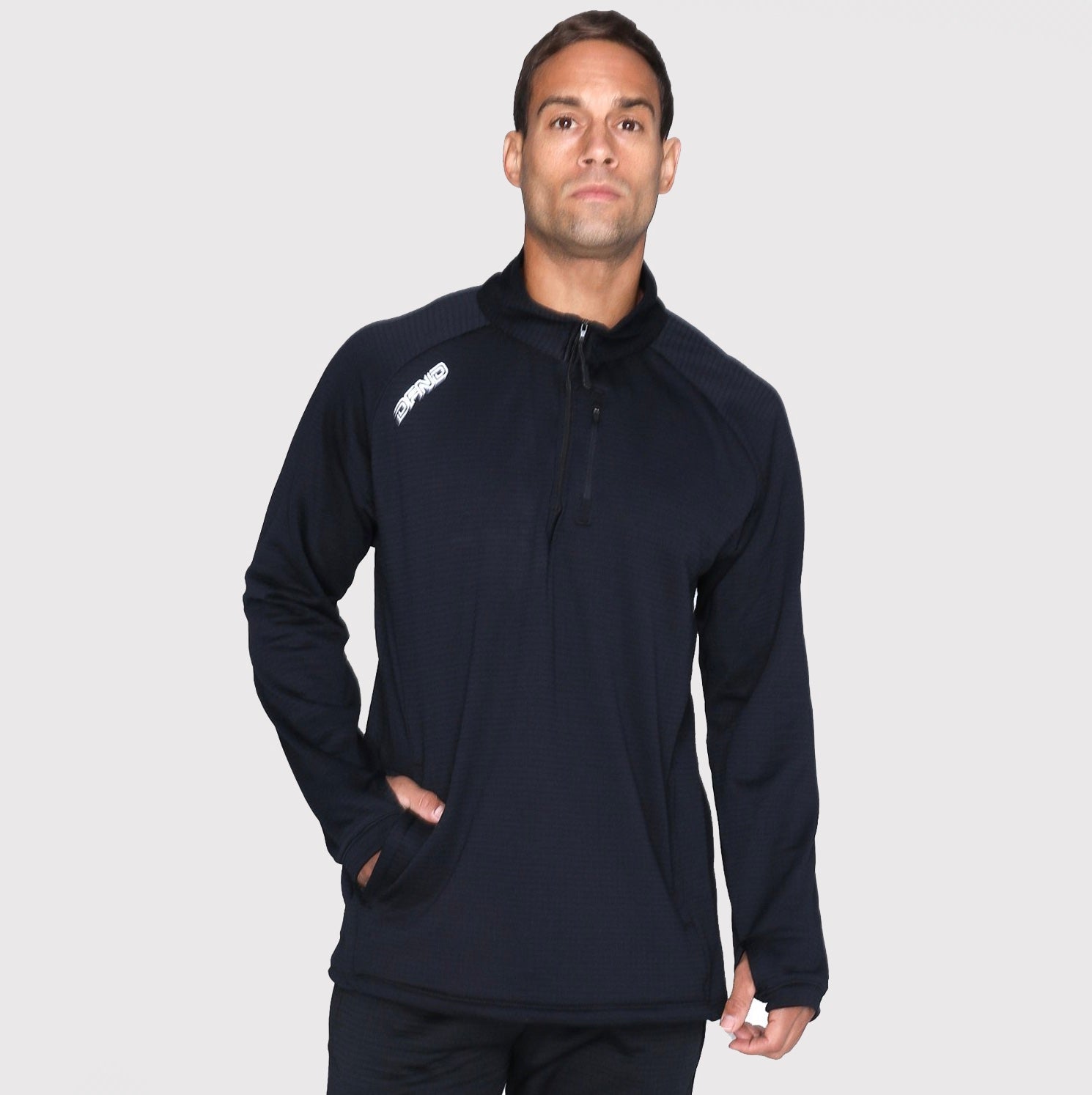 Men's Waffle 1/4 Zip Pullover – DFND